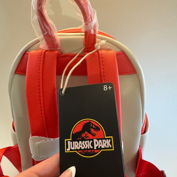 jurassic park loungefly mini backpack Funko POP! Gates side pockets Universal Loungefly Mini Backpack -